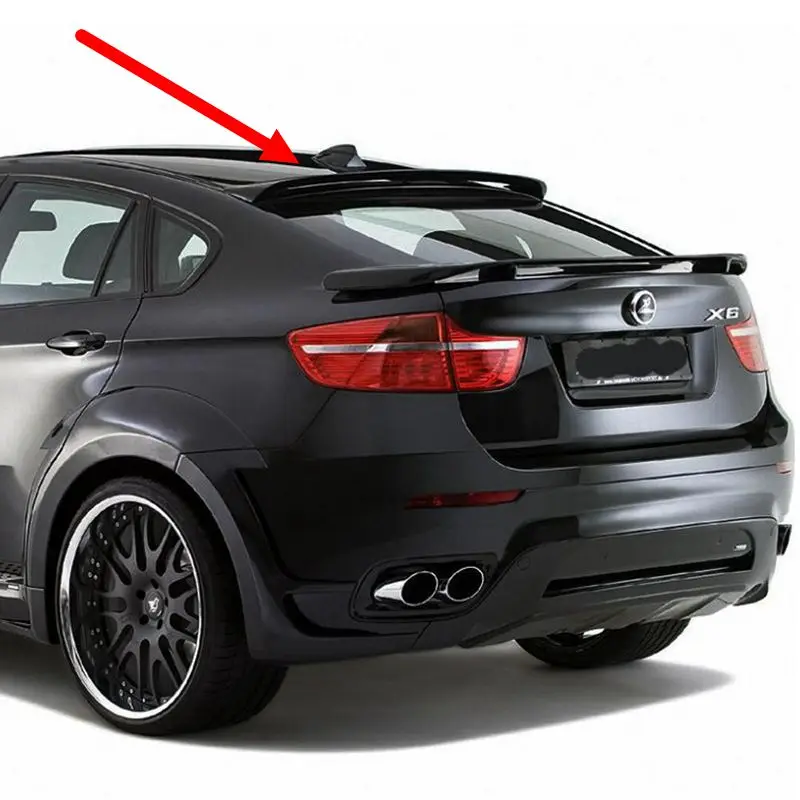 Для BMW X6 X Series F16 2014 2015 2016 2017 Высокое качество ABS Материал Задний спойлер задний