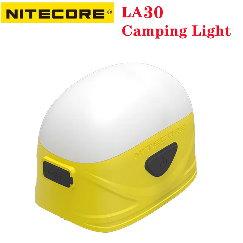 Comprar NITECORE-linterna Portátil Para Acampar LA30 De 250 Lúmenes, Recargable, Utiliza 8 LED CRI Altos, 3 LED Rojos, Doble Fuente De Alimentación