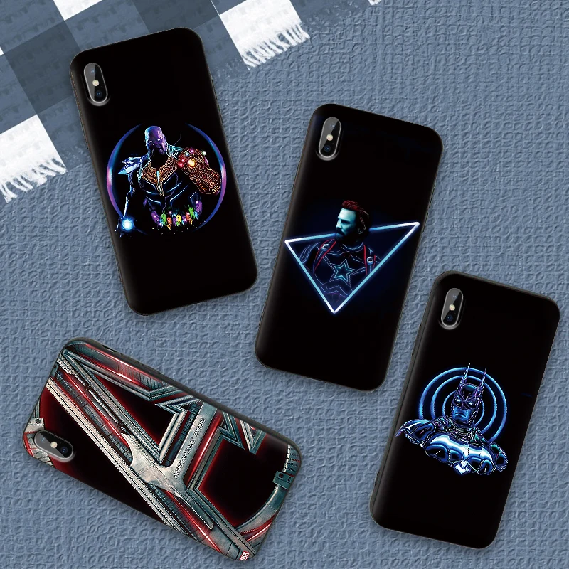 Marvel маска Железного человека роскошный черный чехол для samsung Galaxy S7 Edge S8 S9 S10 PLUS NOTE 8