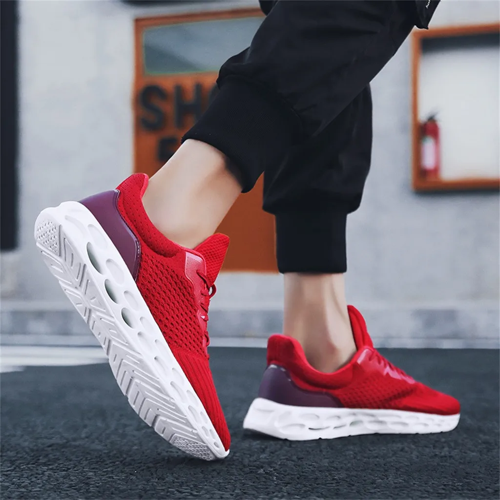 

sport shoes men sneakers men running shoes Men's Outdoor Breathable Mesh Sneakers Lightweight Fashion Running Shoes