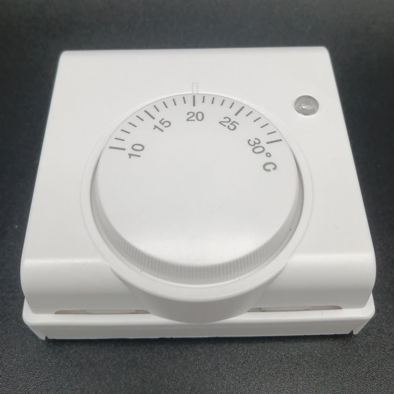 

Electromechanical room thermostat for water and electric heating systems 230V