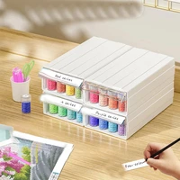 5d diamond painting accessoires diamond painting storage box diamond mosaic case drawers with individual bottle for beads seeds