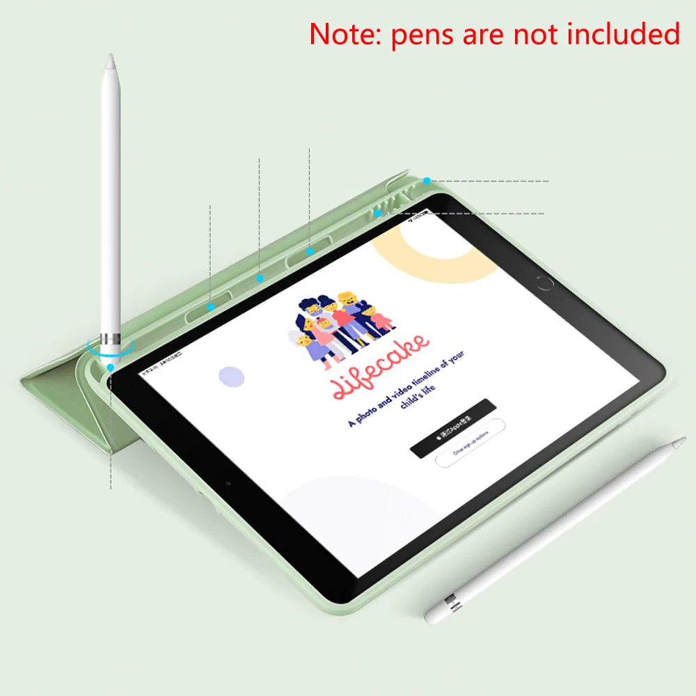 Чехол ZVRUA для нового iPad 10 2 дюйма 7 го поколения 2019 тонкий трехскладной умный чехол