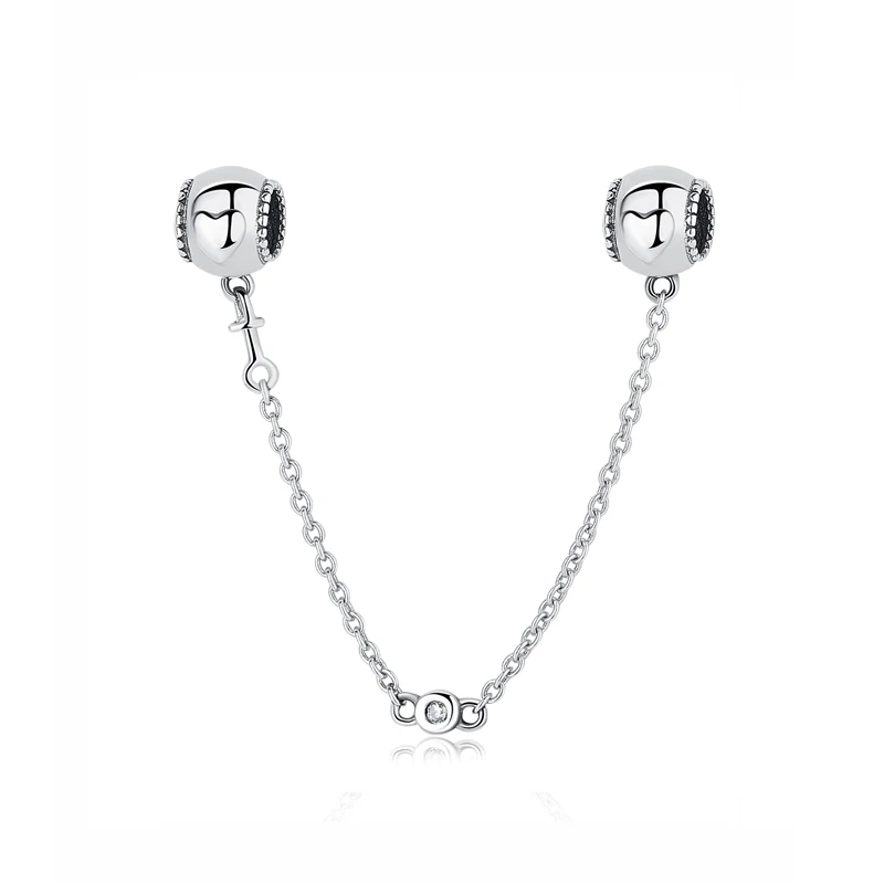Embossed Heart Бусины из стерлингового серебра 925 очарование безопасносные браслеты амулеты кристаллы бусины, соответственные Пандоре обаятельные Браслеты Для женщин моды, сделай сам, ювелирное изделие - Цвет: Embossed Heart