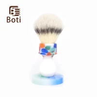 boti whole beard brush white resin handle and bulb shape n3c synthetic hair knot handmade shaving brush mens beard clean tools