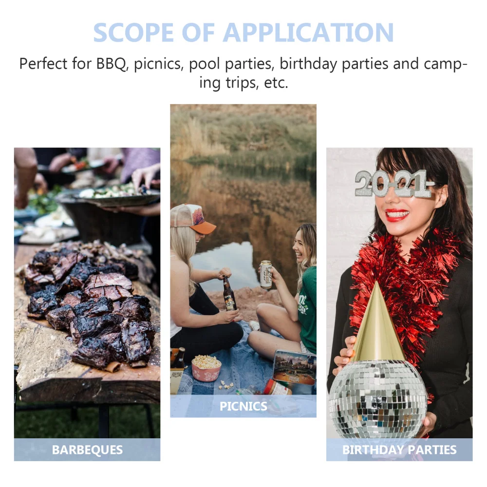 

2pcs Wear-resistant Food Covers Round-shaped Dish Covers Table Decors (White)