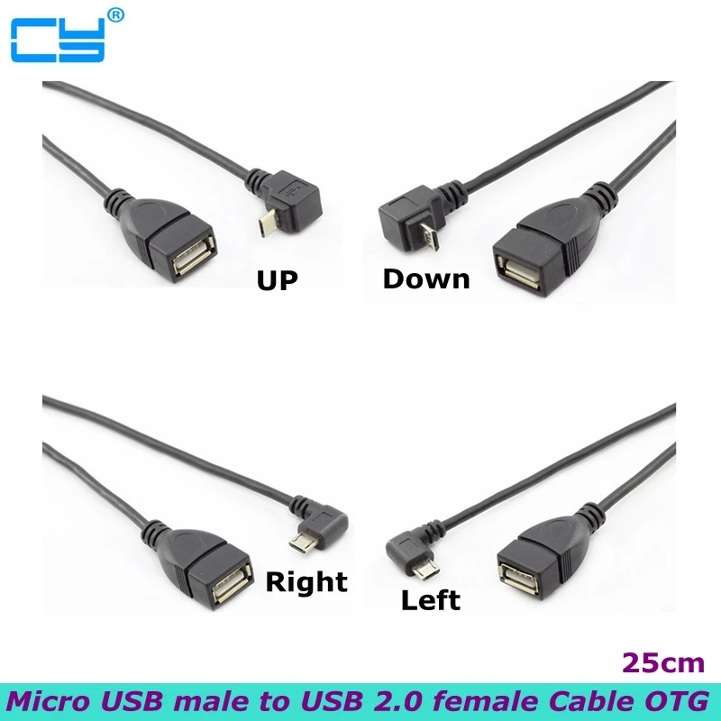

USB-кабель OTG для планшета, 5pin, 90 градусов
