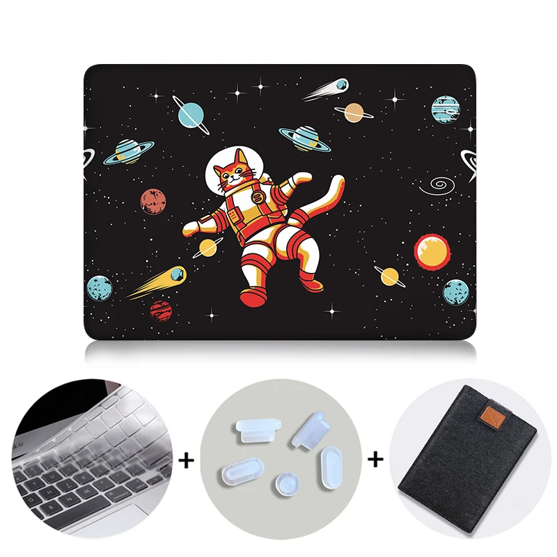 Чехол для ноутбука с мультипликационным принтом MTT для Macbook Air Pro retina 11, 12, 13, 15 дюймов с сенсорной панелью, защитный чехол 13,3 дюйма - Цвет: MB09