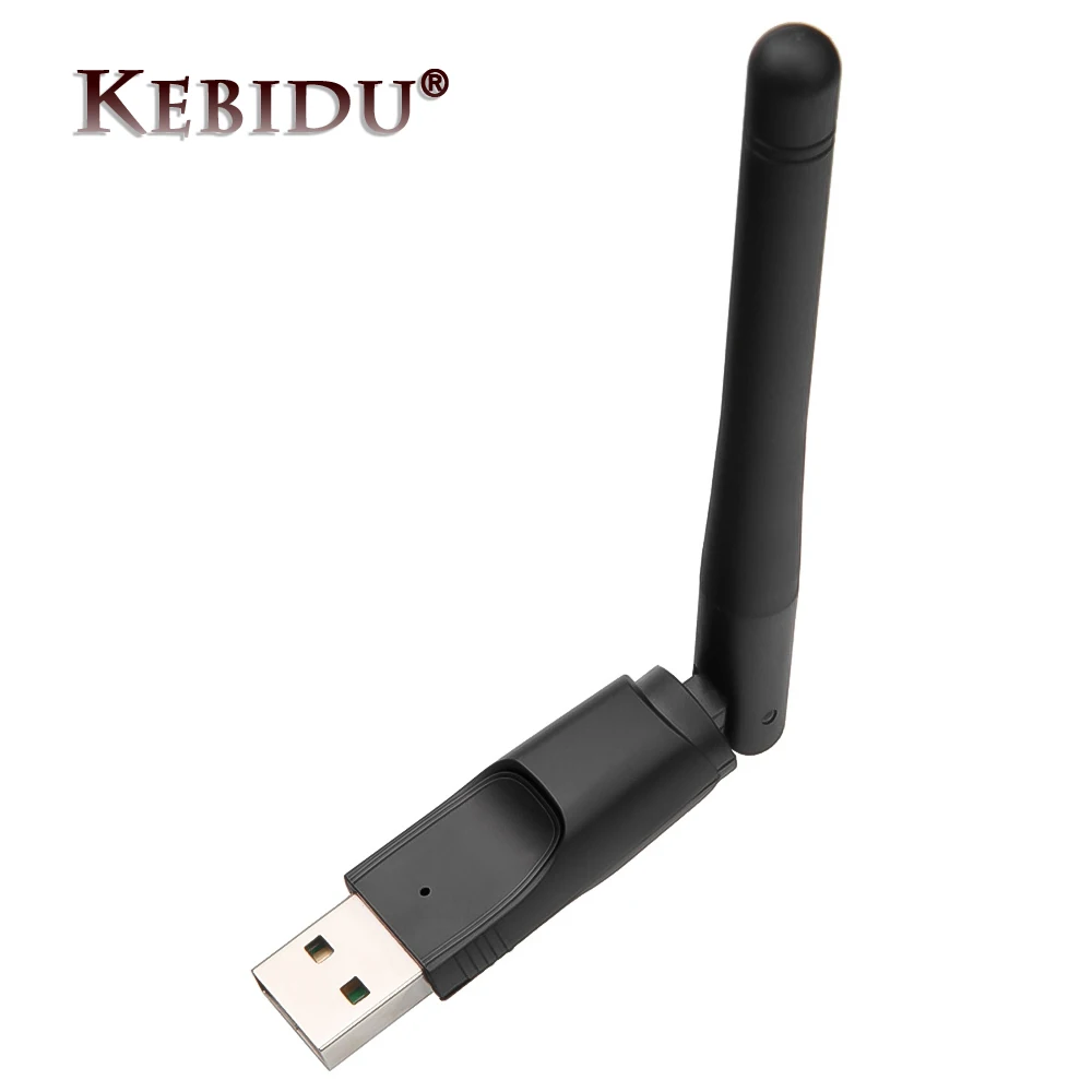Беспроводная сетевая карта kebidu 150M USB 2,0 WiFi 802,11 b/g/n LAN адаптер мини Wi-Fi донгл для ноутбука ПК с антенной