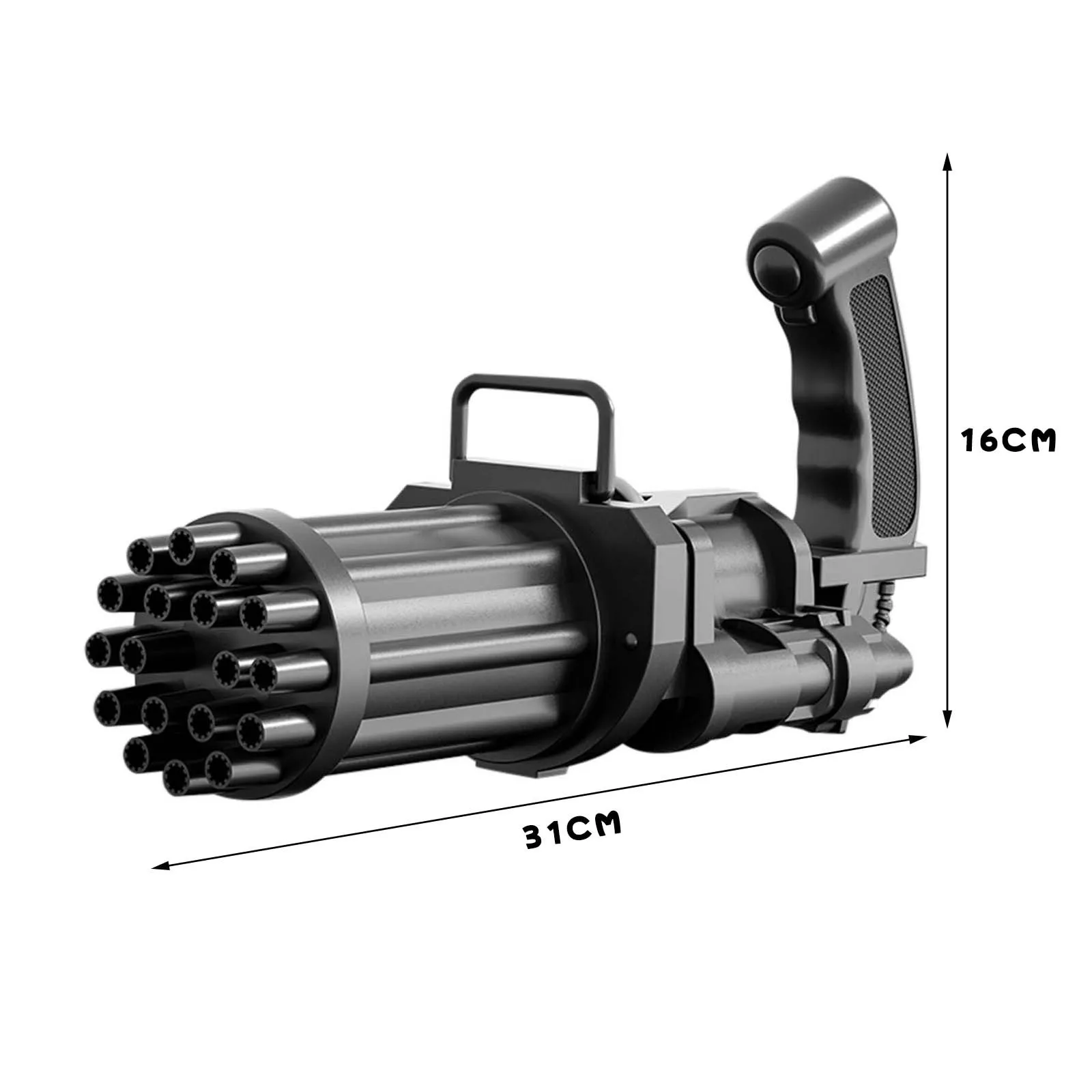 

Bubble Machine 18-Hole Bubble Blower Automatic Bubble Machine Electric Bubble Automatic Gatling Bubble Gun For kids Gift