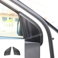 abs carbon fibre for ford focus 2019 car styling accessories interior car interior a pillar speaker horn ring cover trim 2pcs