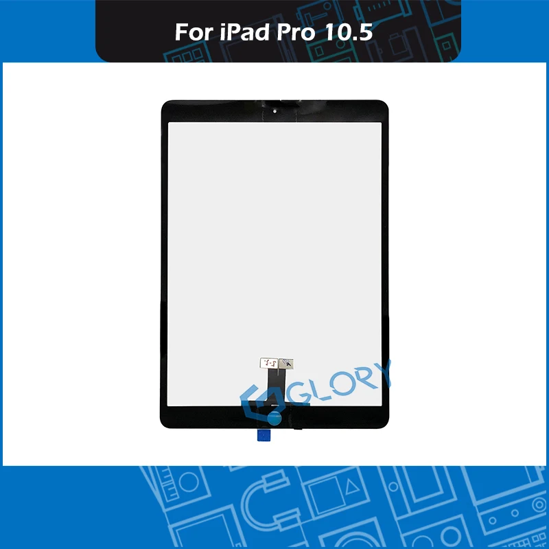 A1701 A1709 сенсорный экран для iPad Pro 10,5 Сенсорная панель дигитайзер внешнее стекло без кнопки