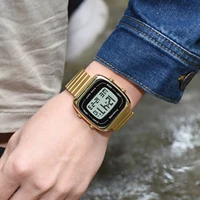 panars business mens watches luxury top brand stainless steel band waterproof male clock led digital watch relogio masculino