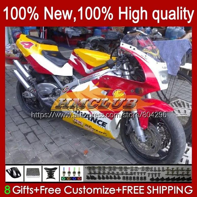 

Корпус для SUZUKI SAPC RGV-250 VJ21 VJ22 VJ23 97 98 42No.31 VJ 21 22 красный желтый 23 RGVT250 RGV250 RGV 250 1997 1998 обтекатель