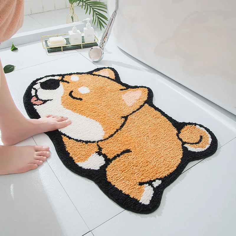 

Cartoon Creative Non-slip Mat, Bathroom Balcony Floor Mat, Bathtub Absorbent Mat, Door Absorbent Mat, Household Carpet
