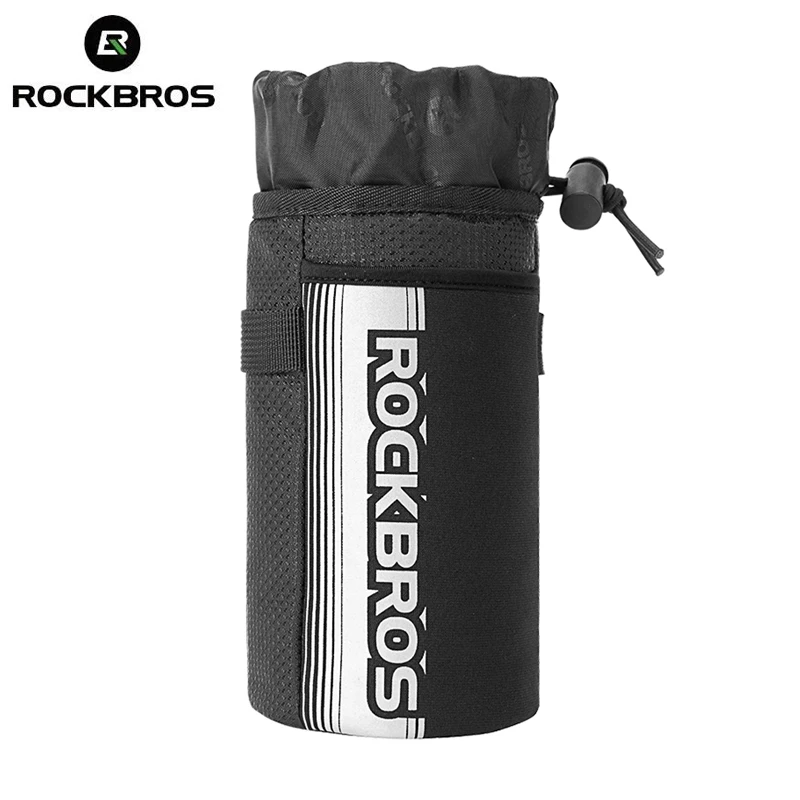 

ROCKBROS Bicycle Bag Cycling Ultra-light Front Pocket Handlebar Rod Package Pot Reflective Strap Bag Removable Bike Accessories