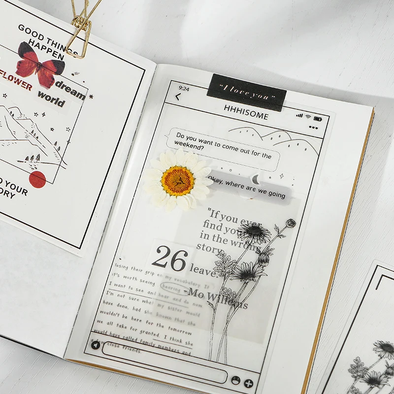 36 шт./лот INS стиль соц. Интерфейс тег материал бумага мусор Журнал Планировщик