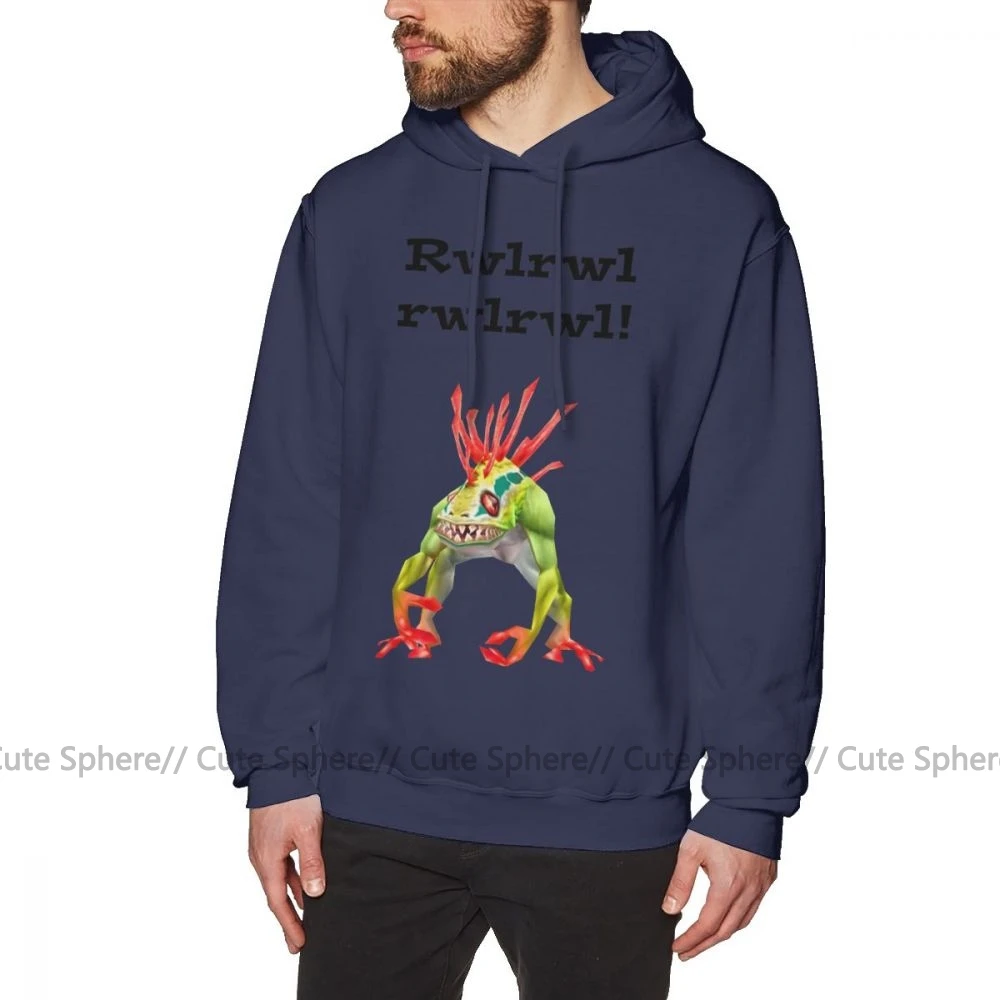 Murloc Толстовка Murloc толстовки Зимний хлопковый пуловер с капюшоном серый уличная XXX мужские с длинным рукавом милые толстовки - Цвет: Navy Blue