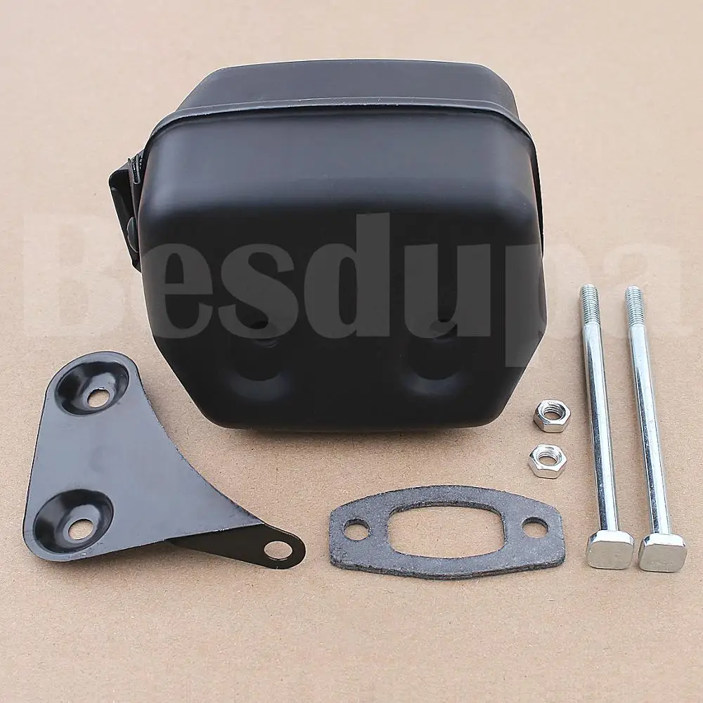 Набор крепежных болтов, гаек, прокладок и кронштейнов выхлопной системы для бензопилы Husqvarna 50 51 55 Rancher (501766605, 503218202, 537127901).