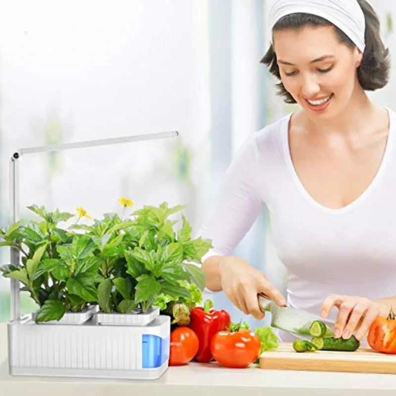 

Desk Lamp Hydroponic Indoor Herb Garden Kit Smart Multi-Function Growing Led Lamp for Flower Vegetable Plant Growth Light