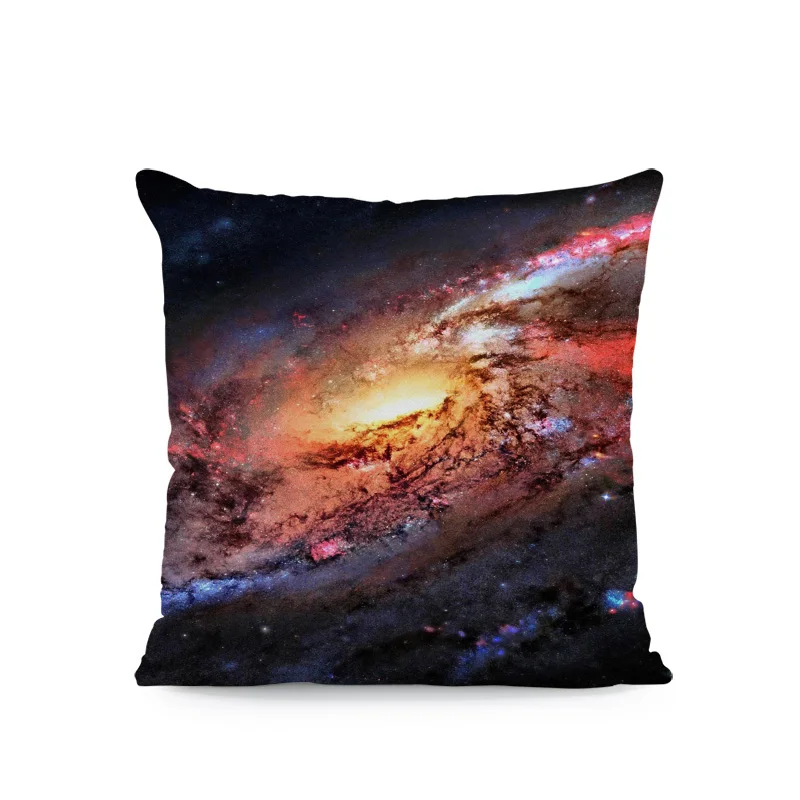 Роскошная Очаровательная наволочка синяя Звездная спираль квадратная