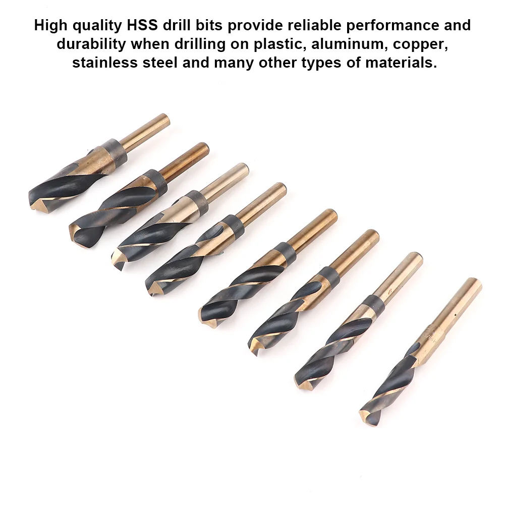 8 шт. сверло диаметром хвостовика 1/2 дюйма высокоскоростные стальные наборы сверл