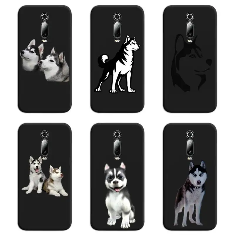 Cute Dog Husky чехол для телефона Redmi 9A 9 8A 7 6 6A Note 8 8T Pro Max K20 K30 Pro|Бамперы| |
