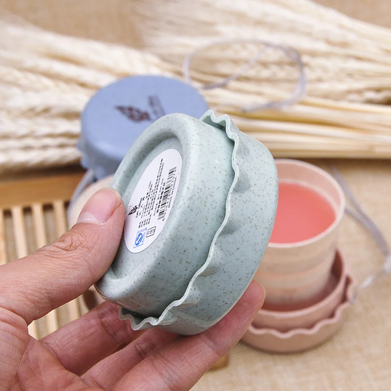 Уличные портативные дорожные складные чашки из пшеничной соломы кофе чая с