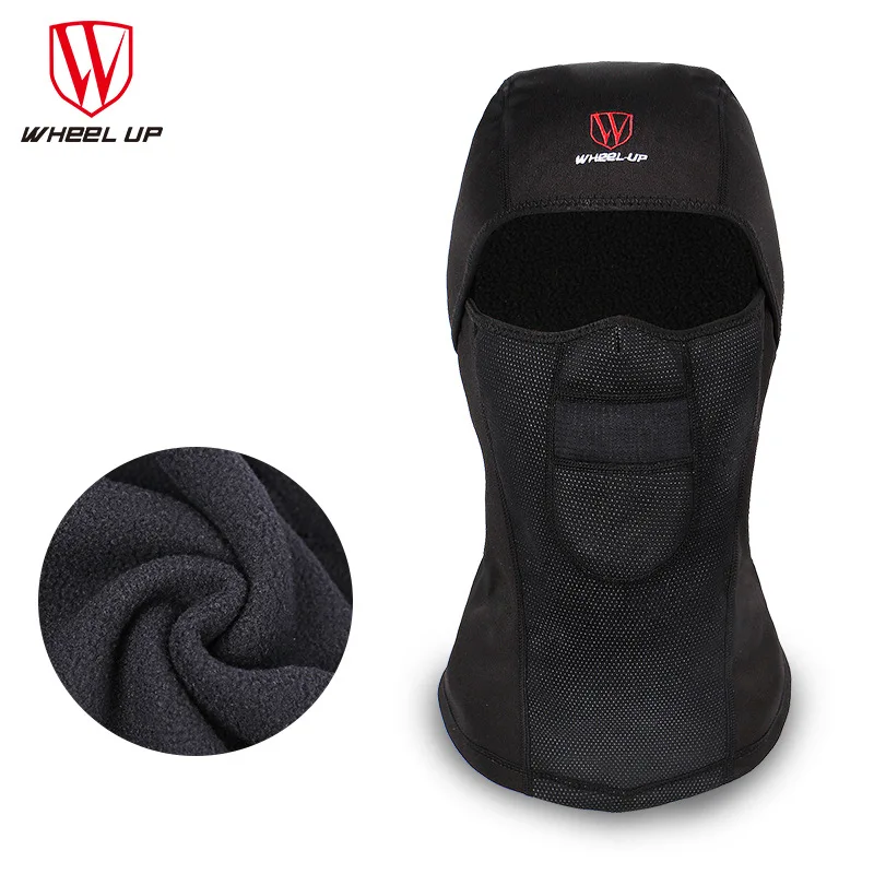 

WHEEL UP Autumn Winter Sports Cap Cycling Headwear Thermal Fleece Hats Scarf Warmer Men Women Windproof Running Skiing Bike Caps