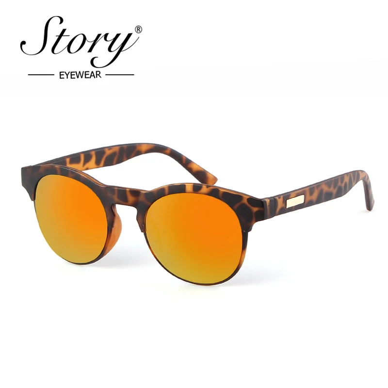 Солнечные очки половинчатой овальной формы UV400 для мужчин и женщин брендовые