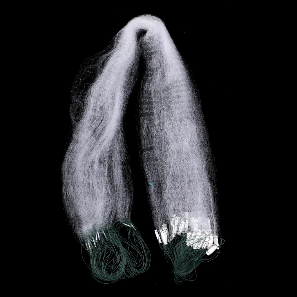 Трехслойная рыболовная жаберная сеть с пеной поплавок и свинцовые