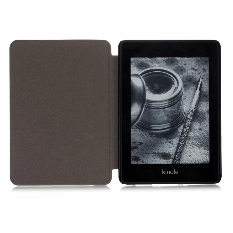 Кожаный чехол для Kindle Paperwhite 4 2018 KPW4 PQ94WIF Ультратонкий Мягкий резиновый