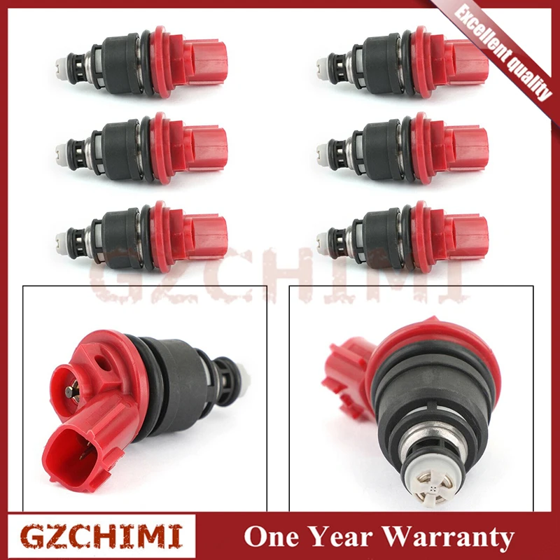 Фото 6 шт. топливная форсунка 16600-96E01 16600-96E00 A46-00 для Nissan Infiniti I30 1996 1997 1998 1999 №2