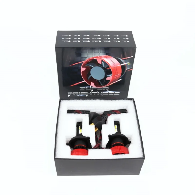 

Auto Lighting System Newest Model High Power Super Bright 55W Car F5 LED H4 Headlight 12v Motorcycle LED Headlight