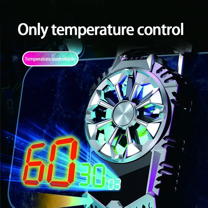 

Universal Mobile Phone USB Game Cooler System Cooling Fan Gamepad Holder Stand Radiator For iphone Xiaomi Huawei samsung phone