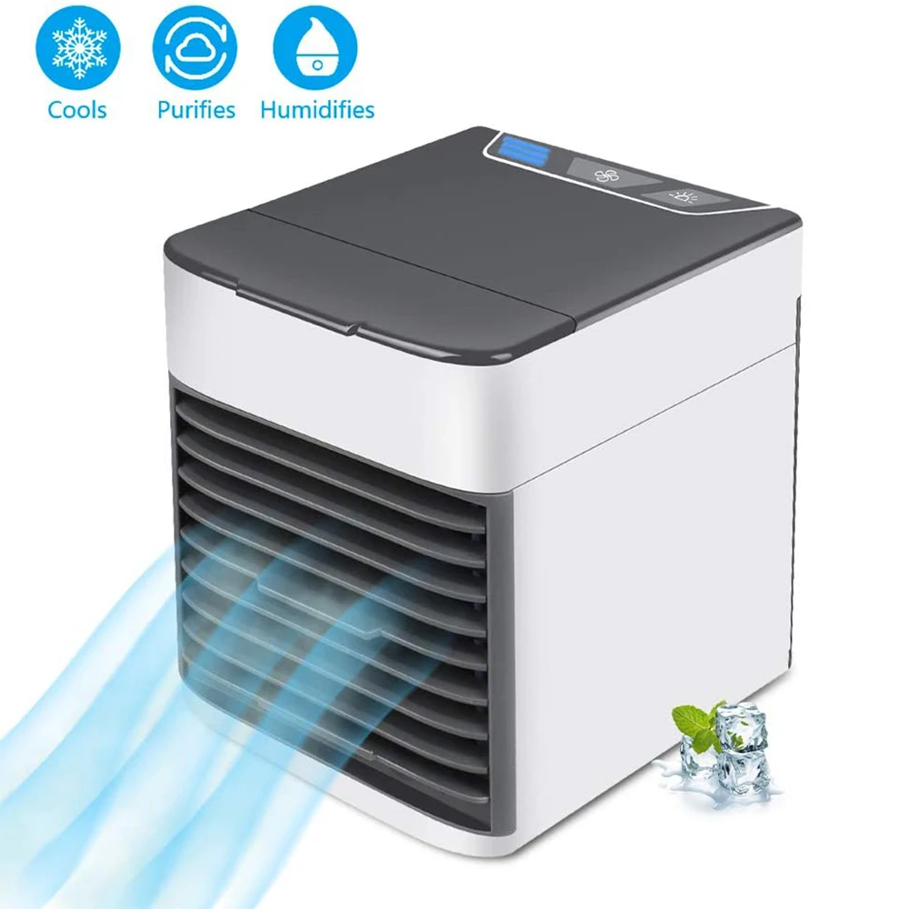 

Air Conditioner Air Cooler Portable Mini Personal Humidifier Purifier Desktop Cooling Fan airconditioner For ROOM Office Home