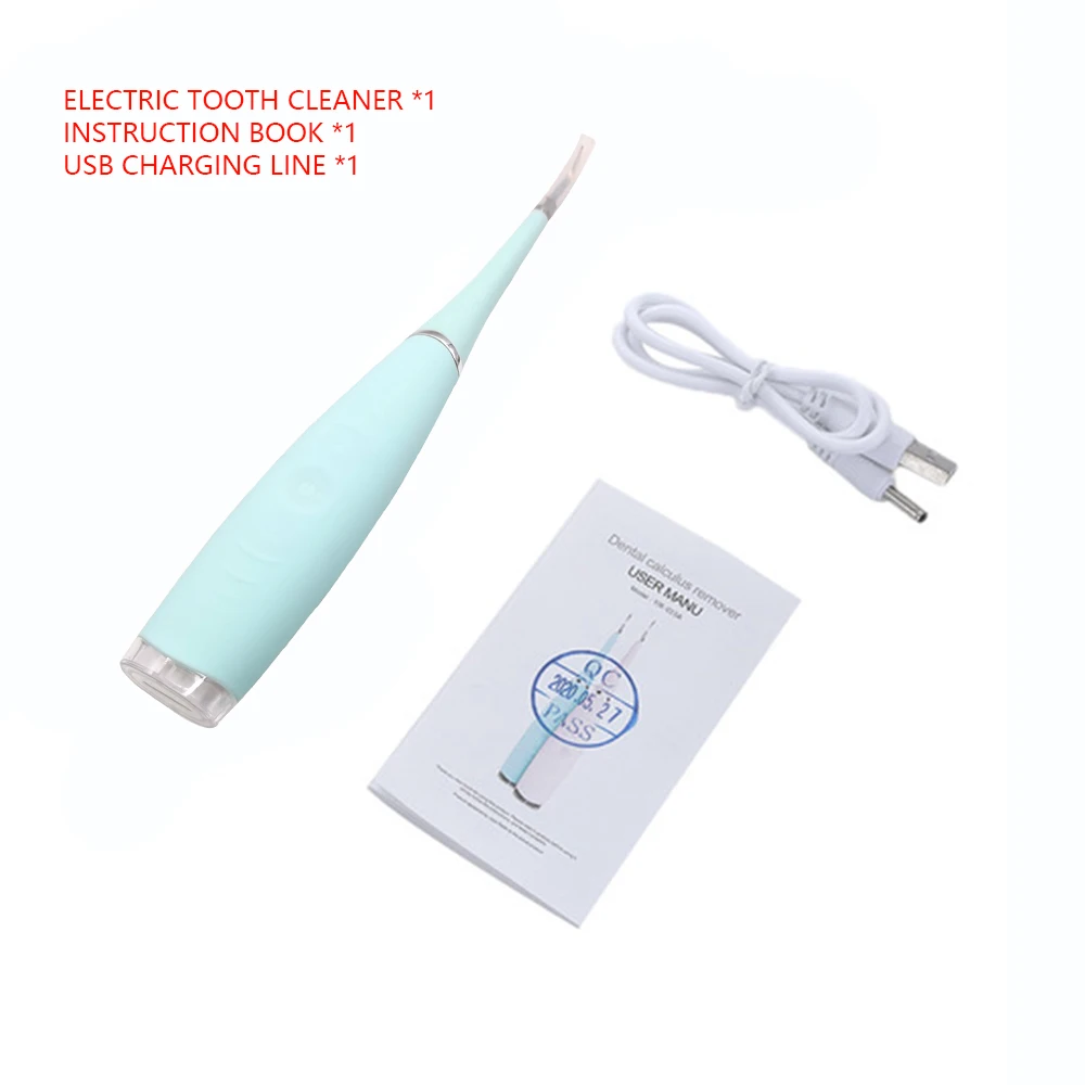 

Portable Household Electric Sonic Scaler Dental Plaque Removal Tartar Dental Calculus Whitening Cleanser Oral Hygiene Care Tools