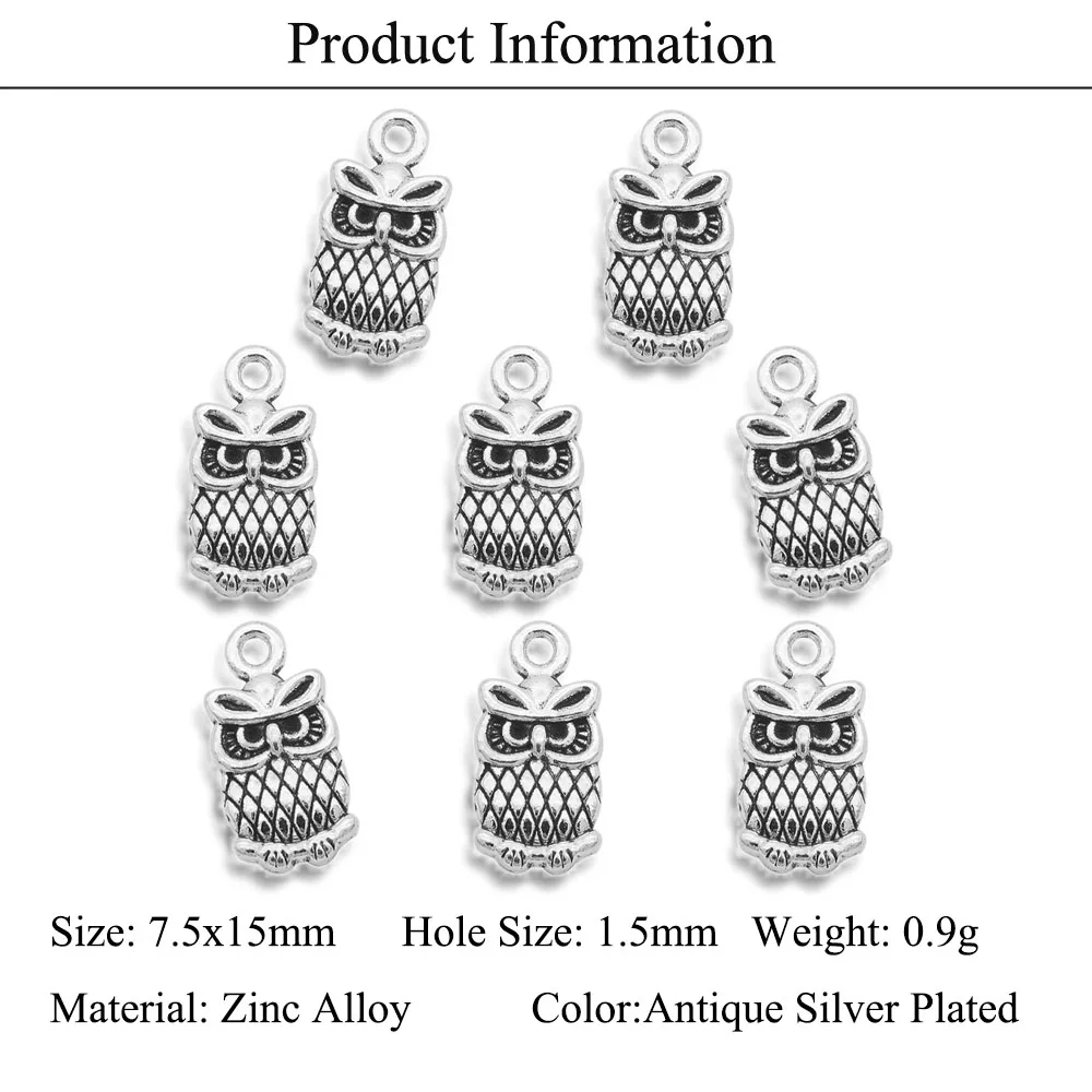 5/15 шт./лот Очаровательные Подвески в виде животных для изготовления ювелирных