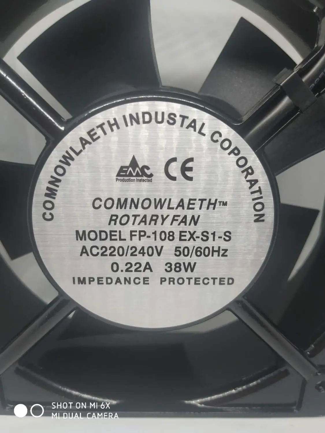 

15050 sanxie axial flow fan fp-108ex-s1-s ac220v 240v 0.22a 38w cooling fan