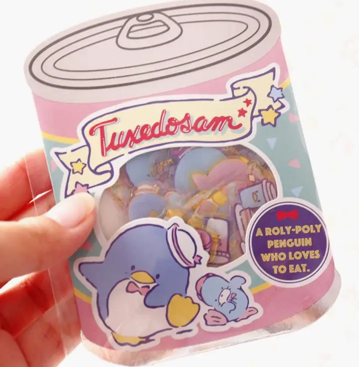 1 упаковка новые милые консервированные наклейки Sanrio серии наклейки "Мелодия" Дневник этикетка наклейка s Декор Скрапбукинг DIY стикер s игрушка подарок - Цвет: 3