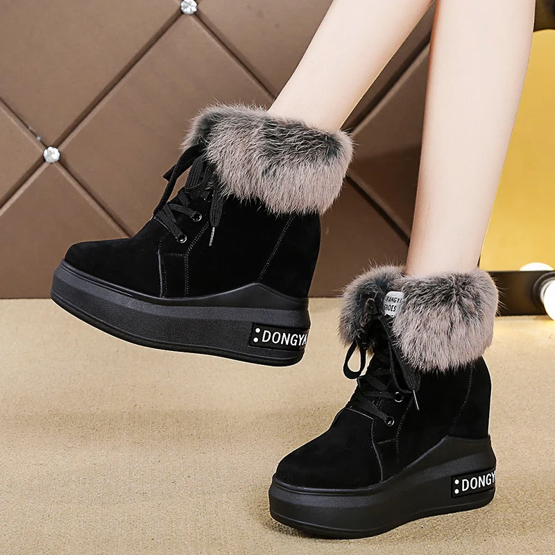 Новинка классические женские ботильоны зимние повседневные ботинки женская