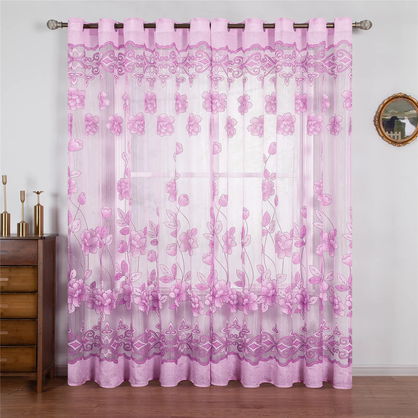 YokiSTG жаккардовые отвесные шторы для гостиной спальни кухонные занавески тюль