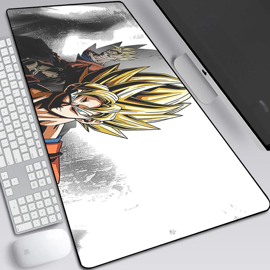 Фото Коврик для мыши с аниме goku, игровой большой компьютерный коврик для клавиатуры и ноутбука, размер 900x40, 0 мм №4