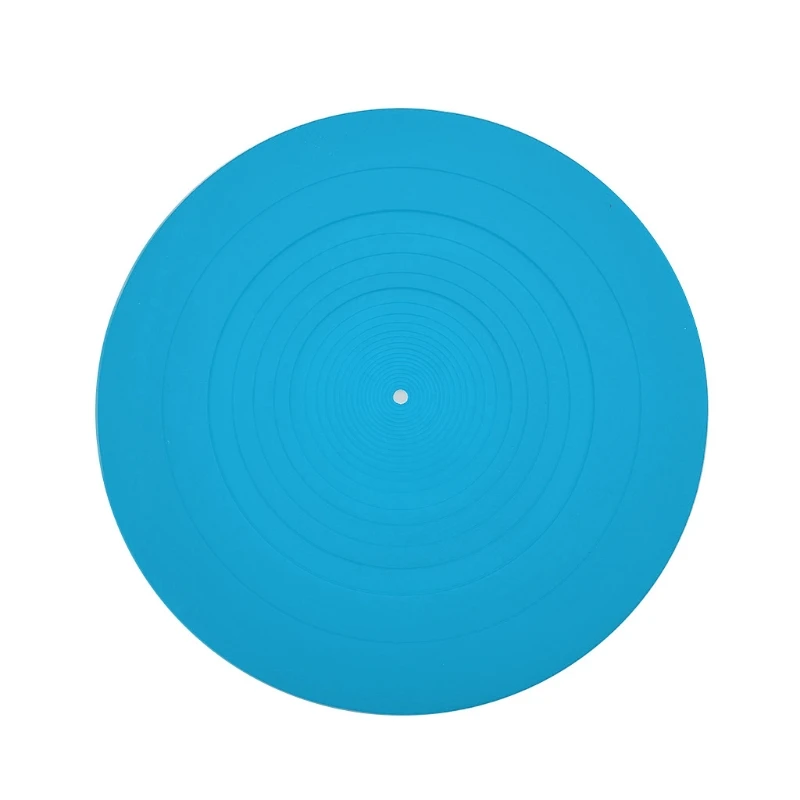 

T3EB Phonograph Turntable Antislip Vinyl Record Players Pad Rubber LP Antislip Mat