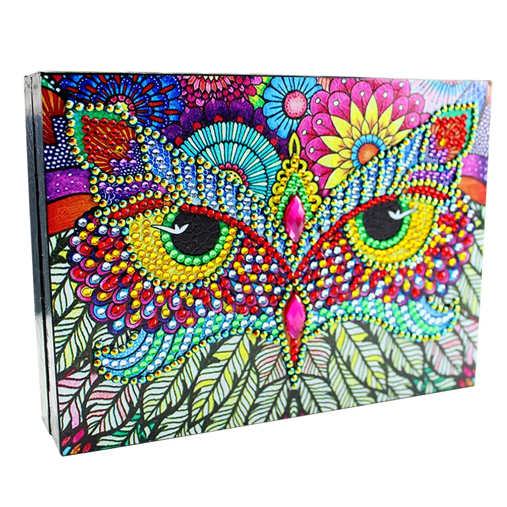 

Display Case Home PU Leather Jewelry Box Desktop DIY 5D Diamond Painting Travel Portable Gift Packaging Earrings Rings