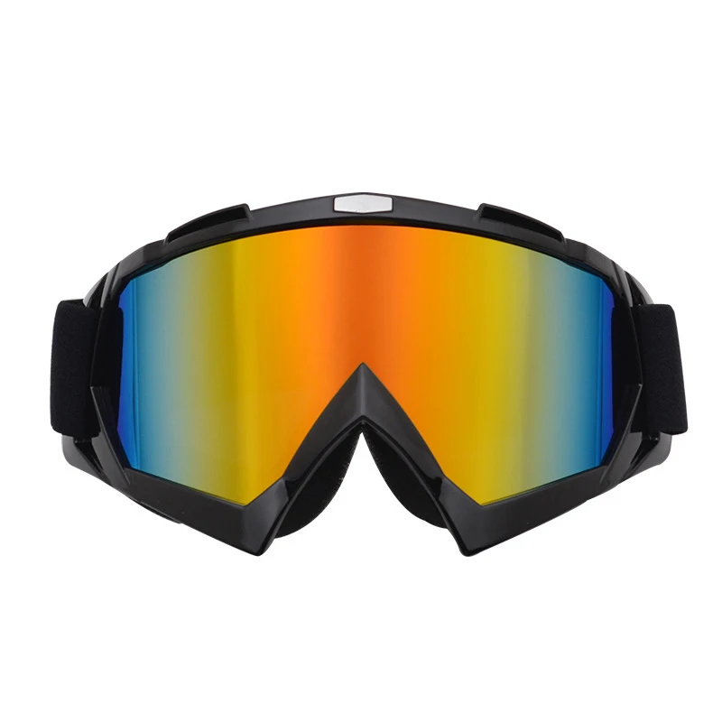 

Vintage Motorcycle Goggles Windproof Sun Protection Motocross Glasses Flexible Wide Viewing Riding Lens With Soft Thick Foam