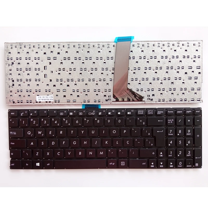 Новая клавиатура BR/UK для ASUS X555Y X554LP X555 X555L X555LA X555LD X555U X555UA X555LB X555LF X555LI X555LJ X555LN |