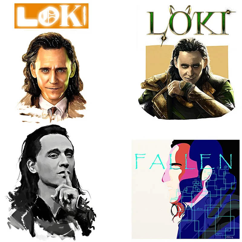 

Loki Marvel Patches on Clothes Iron-on Transfers for Clothing Heat Transfer Stickers for T-Shirt for Boys Girls Decoration Print