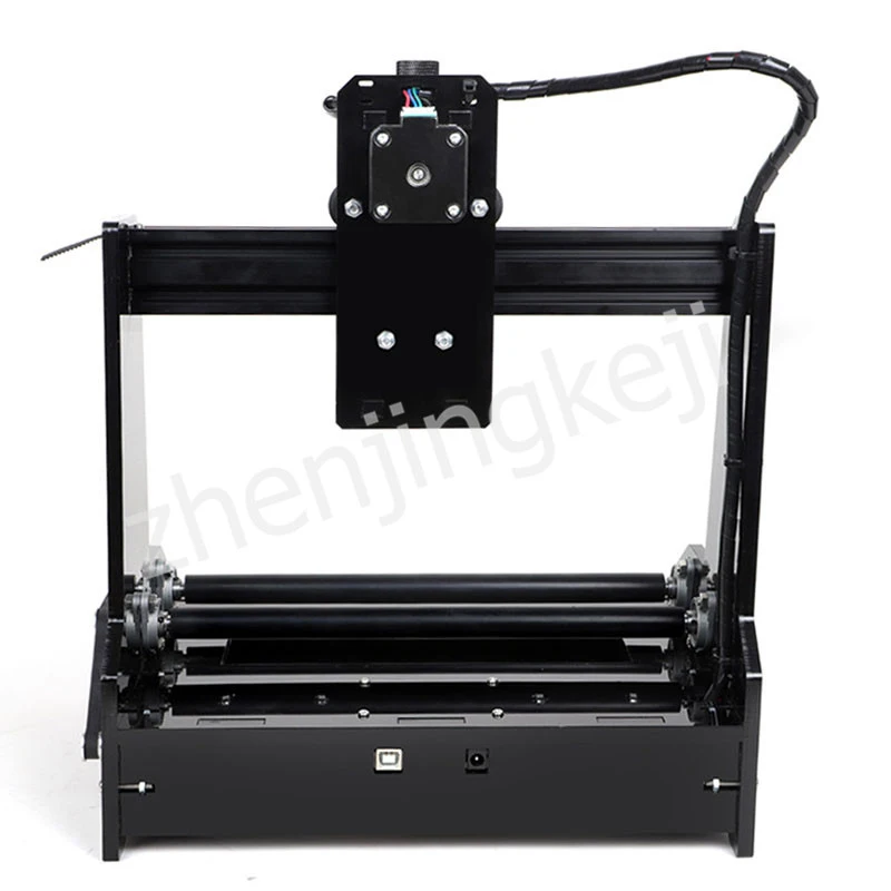 Небольшой лазерный гравировальный станок из нержавеющей стали в банке