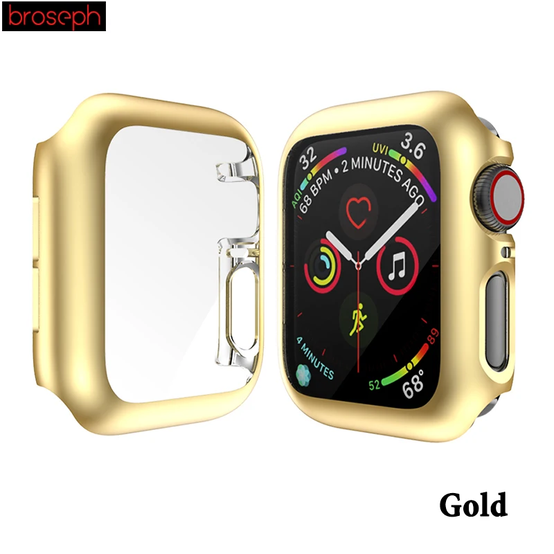 Чехол для экрана для Apple Watch Band Series 4 iWatch Band 44 мм 40 мм покрытие полное покрытие корпус бампер часы аксессуары